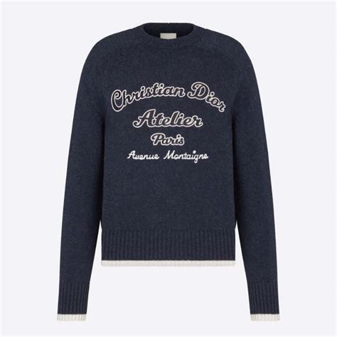 christian dior sweater grey